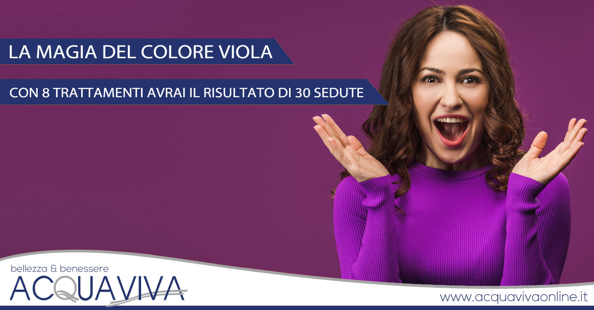 La magia del colore viola