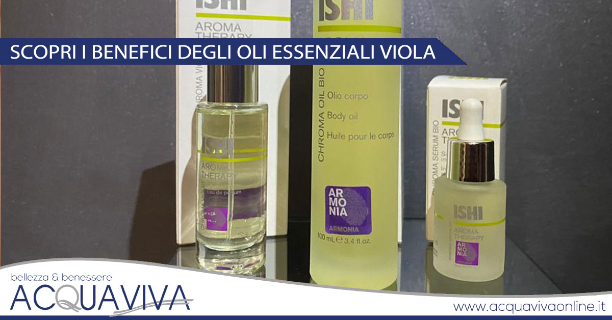 Gli oli essenziali viola